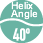 Helix Angle40°