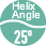 Helix Angle25°